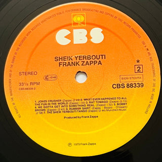 Frank Zappa ‎– Sheik Yerbouti Doppel LP mit OIS (NM) - schallplattenparadis