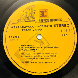 Frank Zappa – Waka / Jawaka - Hot Rats LP (NM) - schallplattenparadis