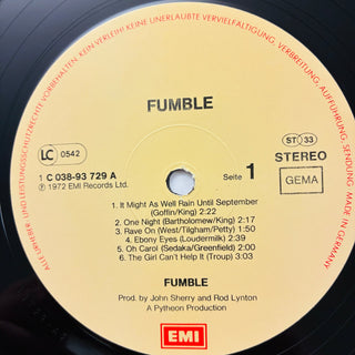 Fumble – Fumble LP (NM) - schallplattenparadis