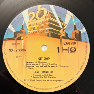 Gene Chandler ‎– Get Down LP (NM) - schallplattenparadis