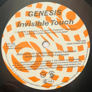 Genesis ‎– Invisible Touch LP mit OIS (NM) - schallplattenparadis