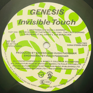 Genesis ‎– Invisible Touch LP mit OIS (NM) - schallplattenparadis
