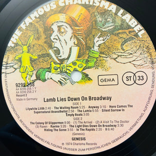 Genesis – The Lamb Lies Down On Broadway Doppel LP mit Beiblatt (NM) - schallplattenparadis