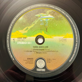 Genesis ‎– Three Sides Live Doppel LP (NM) - schallplattenparadis