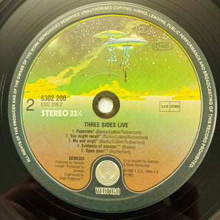 Genesis ‎– Three Sides Live Doppel LP (NM) - schallplattenparadis