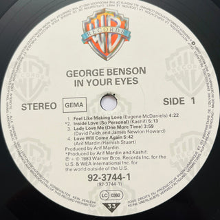 George Benson ‎– In Your Eyes LP mit OIS (NM) - schallplattenparadis