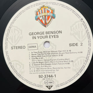 George Benson ‎– In Your Eyes LP mit OIS (NM) - schallplattenparadis