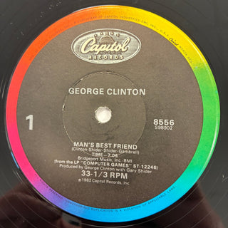 George Clinton ‎– Man's Best Friend / Atomic Dog (Atomic Mix - Long Version) 12" Vinyl (NM) - schallplattenparadis