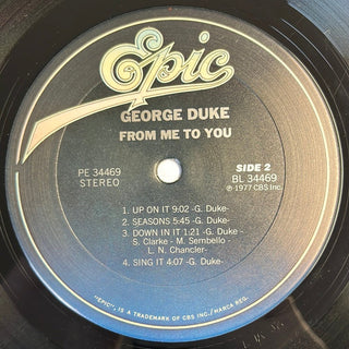 George Duke ‎– From Me To You LP (VG+) - schallplattenparadis