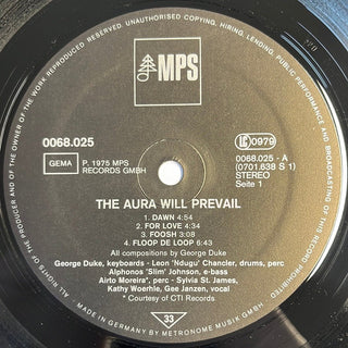 George Duke ‎– The Aura Will Prevail LP (NM) - schallplattenparadis