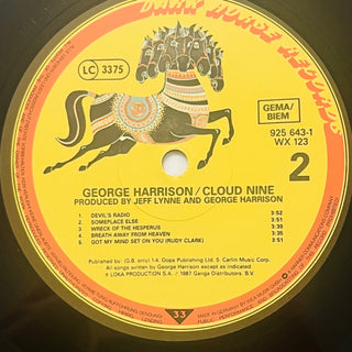 George Harrison – Cloud Nine LP mit OIS (NM) - schallplattenparadis