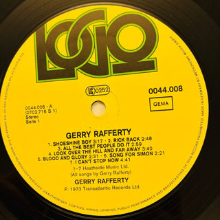 Gerry Rafferty ‎– Gerry Rafferty LP (NM) - schallplattenparadis