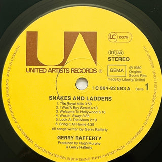 Gerry Rafferty – Snakes And Ladders LP mit OIS (NM) - schallplattenparadis