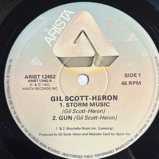 Gil Scott-Heron ‎– Storm Music Maxi-Single (VG+) - schallplattenparadis