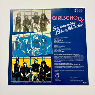 Girlschool ‎– Screaming Blue Murder LP (NM) - schallplattenparadis