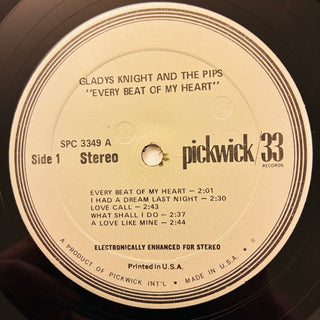 Gladys Knight & The Pips ‎– Every Beat Of My Heart LP (VG+) - schallplattenparadis