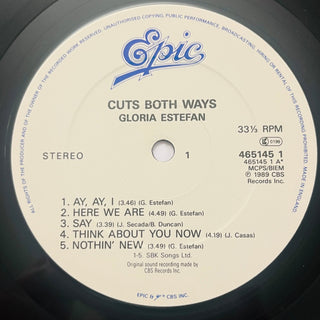 Gloria Estefan – Cuts Both Ways LP (VG+) - schallplattenparadis