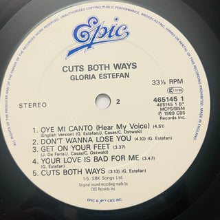 Gloria Estefan – Cuts Both Ways LP (VG+) - schallplattenparadis
