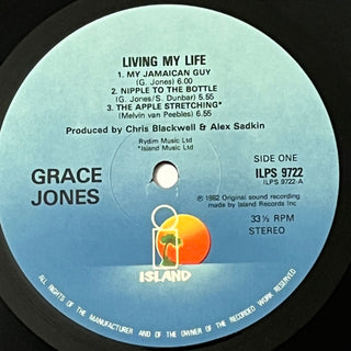 Grace Jones ‎– Living My Life LP mit OIS (NM) - schallplattenparadis