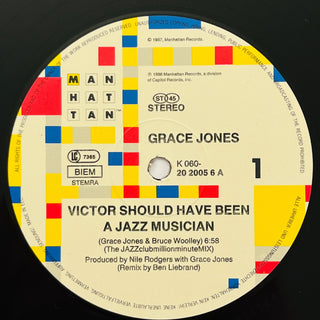 Grace Jones ‎– Victor Should Have Been A Jazz Musician Maxi - Single (NM) - schallplattenparadis