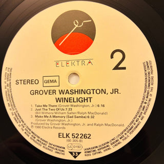 Grover Washington, Jr. – Winelight LP (NM) - schallplattenparadis
