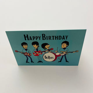 Grußkarte mit Kuvert - "Happy Birthday - The Beatles" - schallplattenparadis