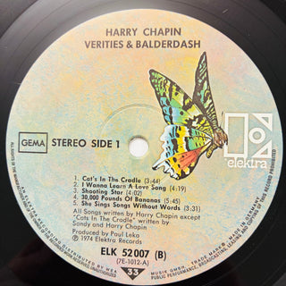 Harry Chapin – Verities & Balderdash LP (VG+) - schallplattenparadis