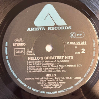 Hello ‎– Their Greatest Hits LP (VG+) - schallplattenparadis