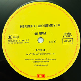 Herbert Grönemeyer – Nur Noch So (Extended Remix) Maxi - Single - Autogramm (NM) - schallplattenparadis
