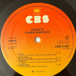 Herbie Hancock ‎– Secrets LP (VG+) - schallplattenparadis