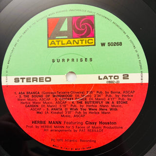 Herbie Mann Featuring Cissy Houston – Surprises LP (NM) - schallplattenparadis