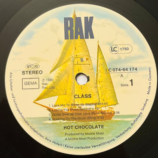 Hot Chocolate ‎– Class LP (VG+) - schallplattenparadis