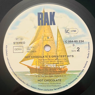 Hot Chocolate ‎– XIV Greatest Hits LP (VG+) - schallplattenparadis