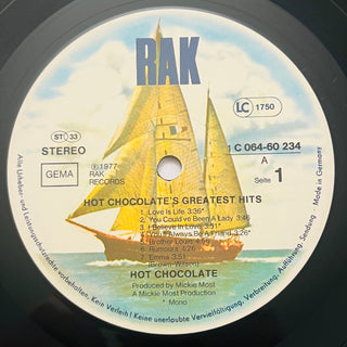 Hot Chocolate ‎– XIV Greatest Hits LP (VG+) - schallplattenparadis