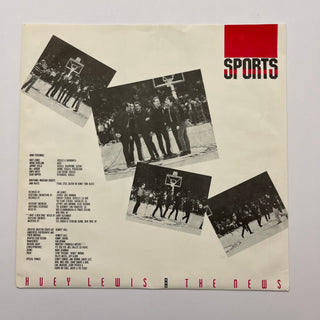 Huey Lewis And The News ‎– Sports LP mit OIS (VG+) - schallplattenparadis