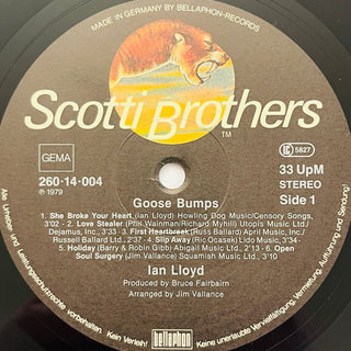 Ian Lloyd ‎– Goose Bumps LP (NM) - schallplattenparadis