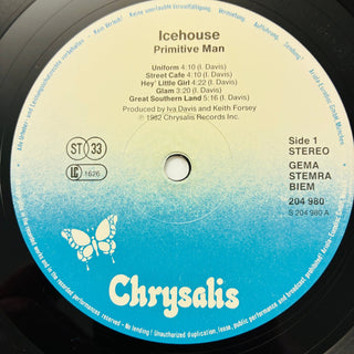 Icehouse – Primitive Man LP mit OIS (VG+) - schallplattenparadis