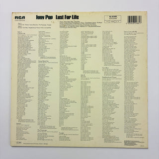 Iggy Pop – Lust For Life LP (NM) - schallplattenparadis