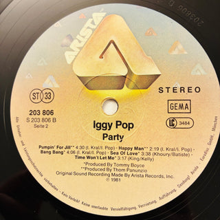 Iggy Pop – Party LP (NM) - schallplattenparadis
