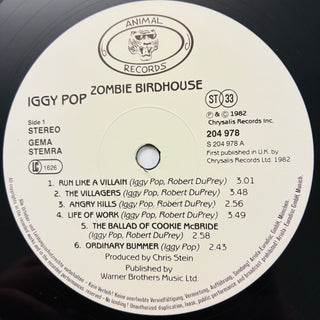 Iggy Pop – Zombie Birdhouse LP (NM) - schallplattenparadis
