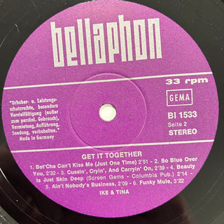 Ike & Tina Turner ‎– Get It Together LP (VG+) - schallplattenparadis