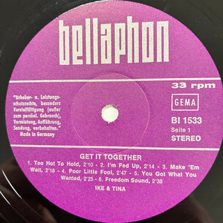 Ike & Tina Turner ‎– Get It Together LP (VG+) - schallplattenparadis