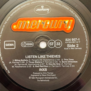 INXS ‎– Listen Like Thieves LP mit OIS (VG+) - schallplattenparadis