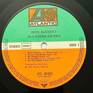 Iron Butterfly ‎– In - A - Gadda - Da - Vida LP (NM) - schallplattenparadis