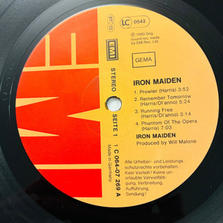 Iron Maiden ‎– Iron Maiden LP (VG+) - schallplattenparadis