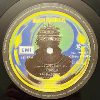 Iron Maiden ‎– Seventh Son Of A Seventh Son LP (VG+) - schallplattenparadis