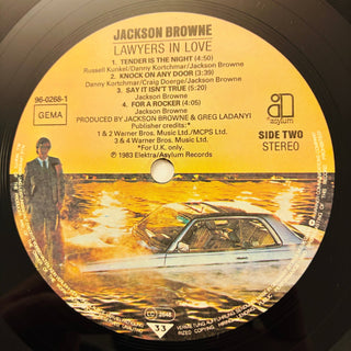 Jackson Browne ‎– Lawyers In Love LP mit OIS (VG+) - schallplattenparadis