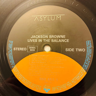 Jackson Browne ‎– Lives In The Balance LP mit OIS (VG+) - schallplattenparadis