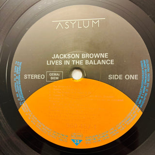 Jackson Browne ‎– Lives In The Balance LP mit OIS (VG+) - schallplattenparadis