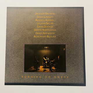 Jackson Browne ‎– Running On Empty LP mit OIS und Booklet (VG+) - schallplattenparadis